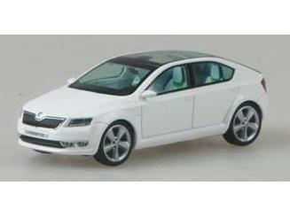 Skoda Vision D Concept 2011 White Candy Uni 1:43 Scale Abrex Diecast Model Car-Abrex-Diecast Model Centre
