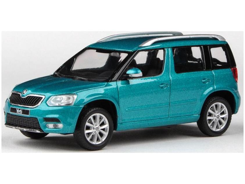 Skoda Yeti FL 2013 Blue Sea Metallic 1:43 Scale Abrex Diecast Model Car-Abrex-Diecast Model Centre
