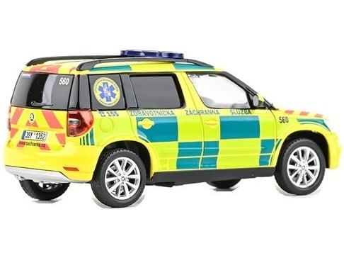 Skoda Yeti FL 2013 EMS Of Central Bohemia Region 560 1:43 Scale Diecast Car – Abrex-Abrex-Diecast Model Centre