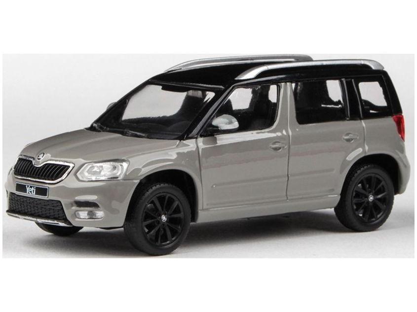 Skoda Yeti FL 2013 Grey Steel 1:43 Scale Abrex Diecast Model Car-Abrex-Diecast Model Centre