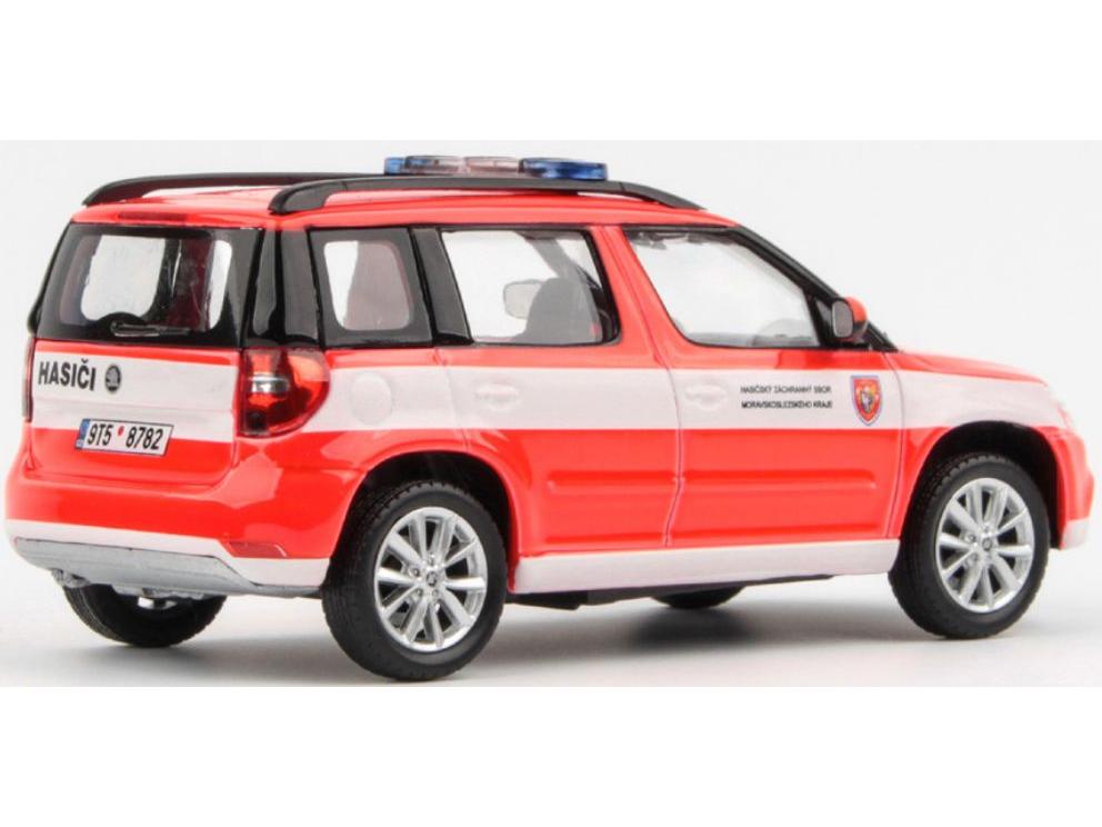 Skoda Yeti FL 2013 HZS Moravskoslezskeho Kraje 1:43 Scale Abrex Diecast Model Car-Abrex-Diecast Model Centre