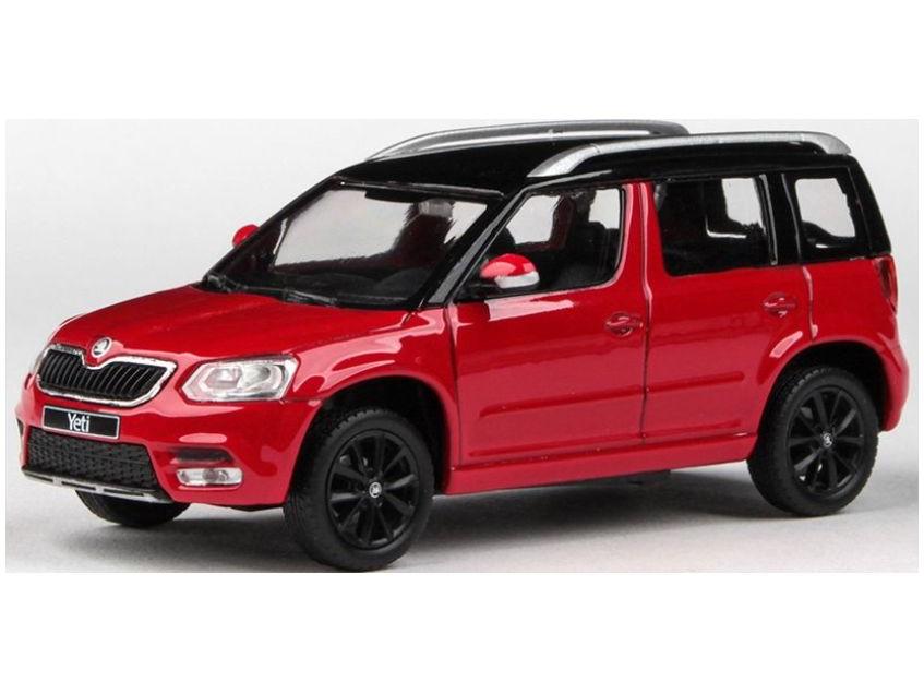 Skoda Yeti FL 2013 Red Corrida 1:43 Scale Abrex Diecast Model Car-Abrex-Diecast Model Centre