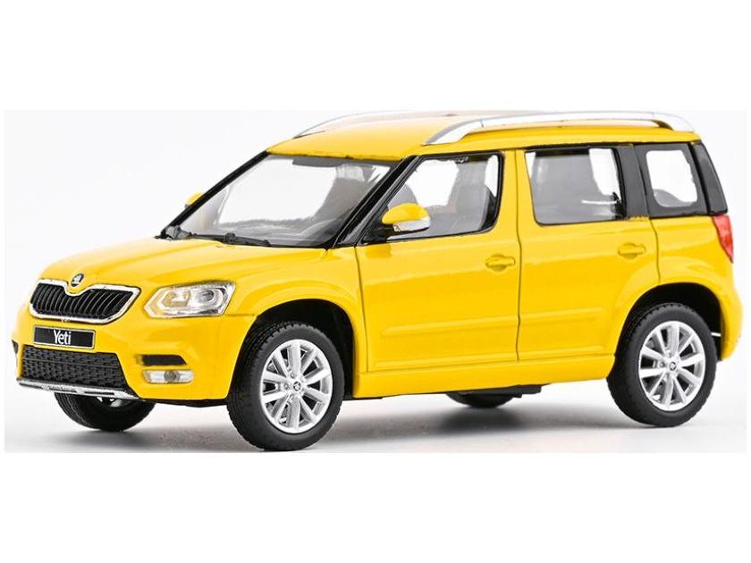 Skoda Yeti FL 2013 Yellow Taxi 1:43 Scale Abrex Diecast Model Car-Abrex-Diecast Model Centre