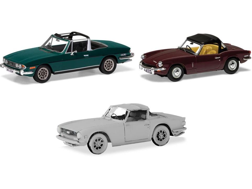 Sporting Triumph Collection Stag Spitfire TR6 1:43 Scale Corgi Vanguards Diecast Models-Corgi-Diecast Model Centre