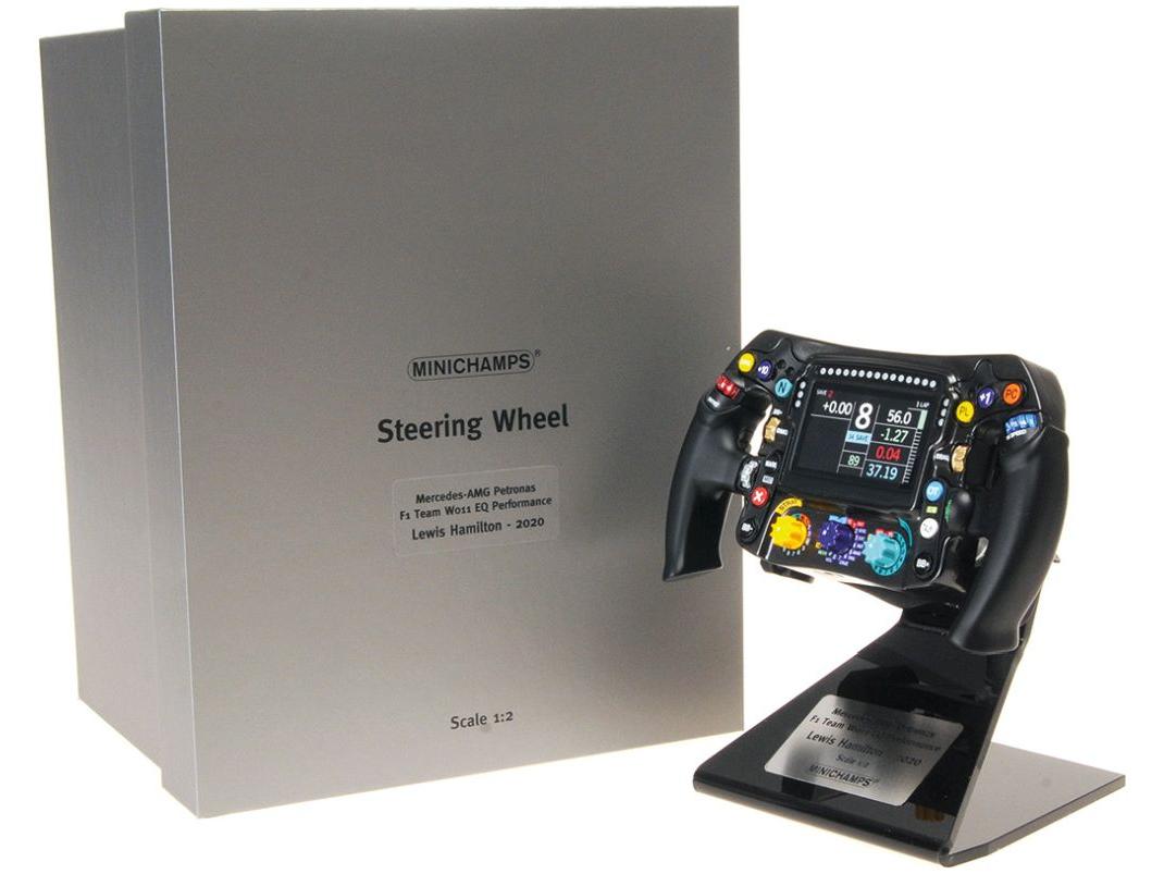 Steering Wheel Mercedes-AMG F1 W11 EQ Performance 2020 Lewis Hamilton 1:2 Scale Minichamps Replica-Minichamps-Diecast Model Centre