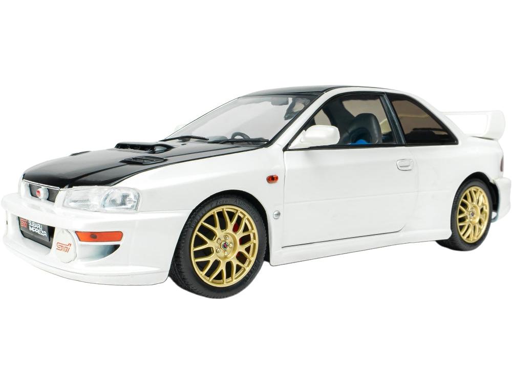 Subaru Impreza 22B Solido Works White 1998 1:18 Scale Diecast Car – Solido-Solido-Diecast Model Centre