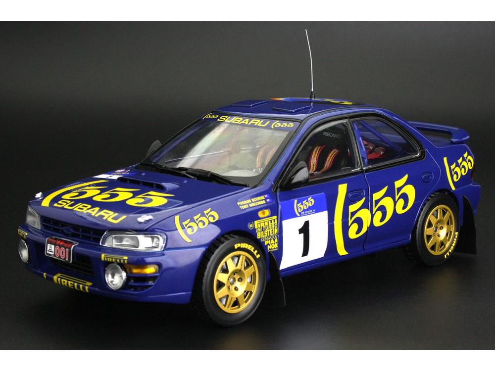 Subaru Impreza 555 #1 Bourne/Sircombe 1st 555 Hong Kong Beijing Rally 1994 (999pcs) 1:18 Scale Sun Star Diecast Model Car-Sun Star-Diecast Model Centre