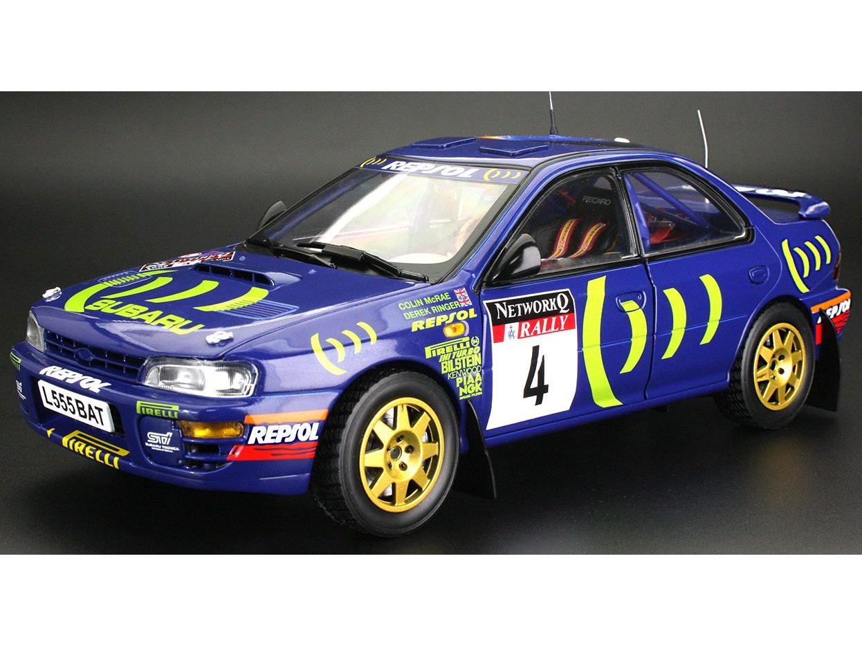 Subaru Impreza 555 #4 McRae/Ringer Winner RAC Rally 1995 (Limited Edition 999pcs) 1:18 Scale Sun Star Diecast Model Car-Sun Star-Diecast Model Centre