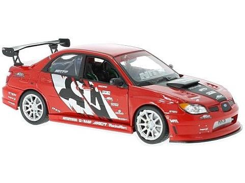 Subaru Impreza APR Performance Red 1:24 Scale Diecast Car – Welly-Welly-Diecast Model Centre