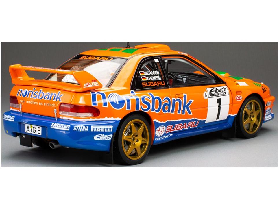 Subaru Impreza S5 WRC 97 #1 Kremer/Berssen 1st ADAC Rallye Deutschland 1999 (999pcs) 1:18 Scale Sun Star Diecast Model Car-Sun Star-Diecast Model Centre