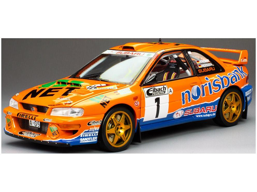 Subaru Impreza S5 WRC 97 #1 Kremer/Berssen 1st ADAC Rallye Deutschland 1999 (999pcs) 1:18 Scale Sun Star Diecast Model Car-Sun Star-Diecast Model Centre