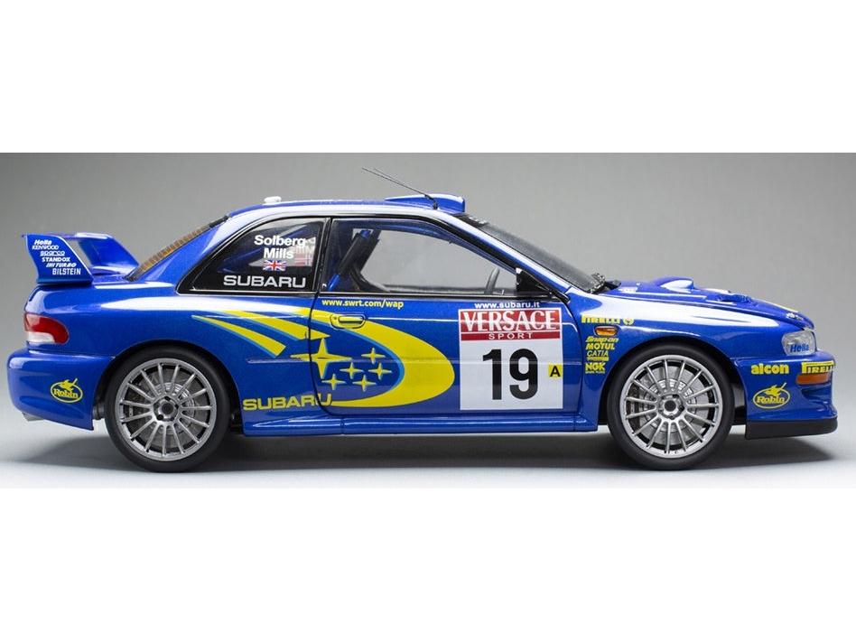 Subaru Impreza S6 WRC Sanremo Rallye d'Italia 2000 #19 Solberg/Mills 1:18 Scale Diecast Model Car – Sun Star-Sun Star-Diecast Model Centre