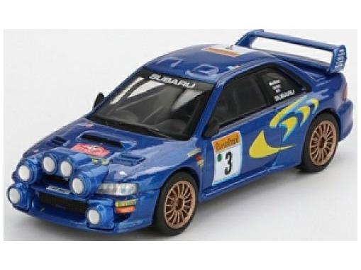 Subaru Impreza WRC98 #3 3rd Rally Monte Carlo 1998 (LHD) 1:64 Scale MINI GT Diecast Model-MINI GT-Diecast Model Centre