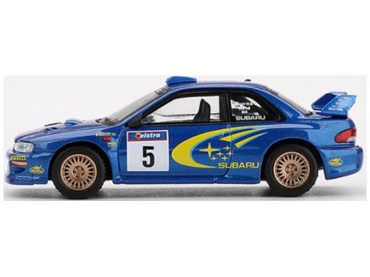 Subaru Impreza WRC99 #5 Burns Reid Winner Rally Australia 1999 1:64 Scale MINI GT Diecast Model-MINI GT-Diecast Model Centre