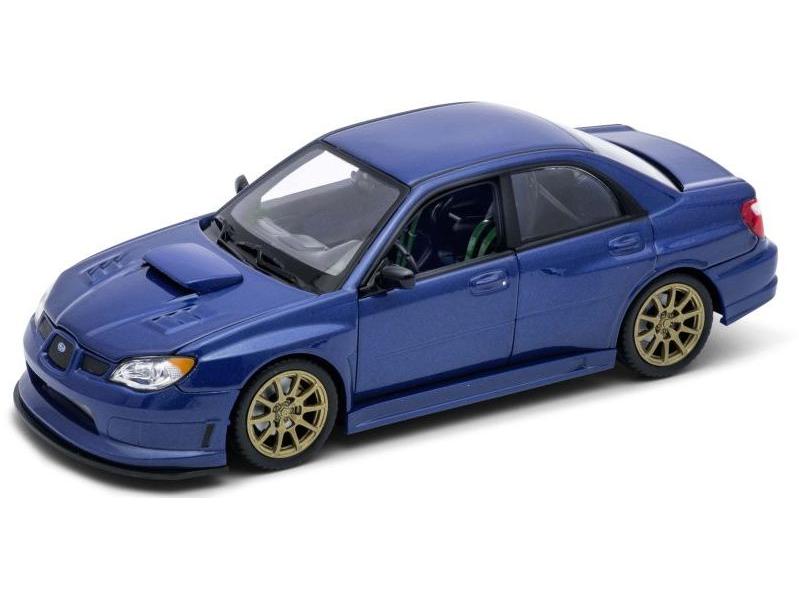 Subaru Impreza WRX STi 2010 Blue 1:24 Scale Welly Diecast Model-Welly-Diecast Model Centre