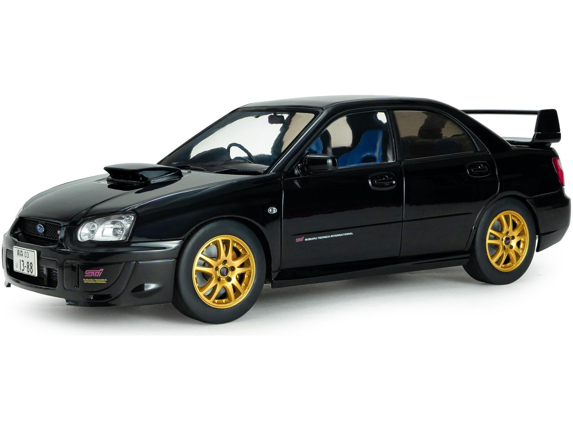 Subaru Impreza WRX STi Java Black Pearl 2004 1:18 Scale Diecast Model Car – Solido-Solido-Diecast Model Centre