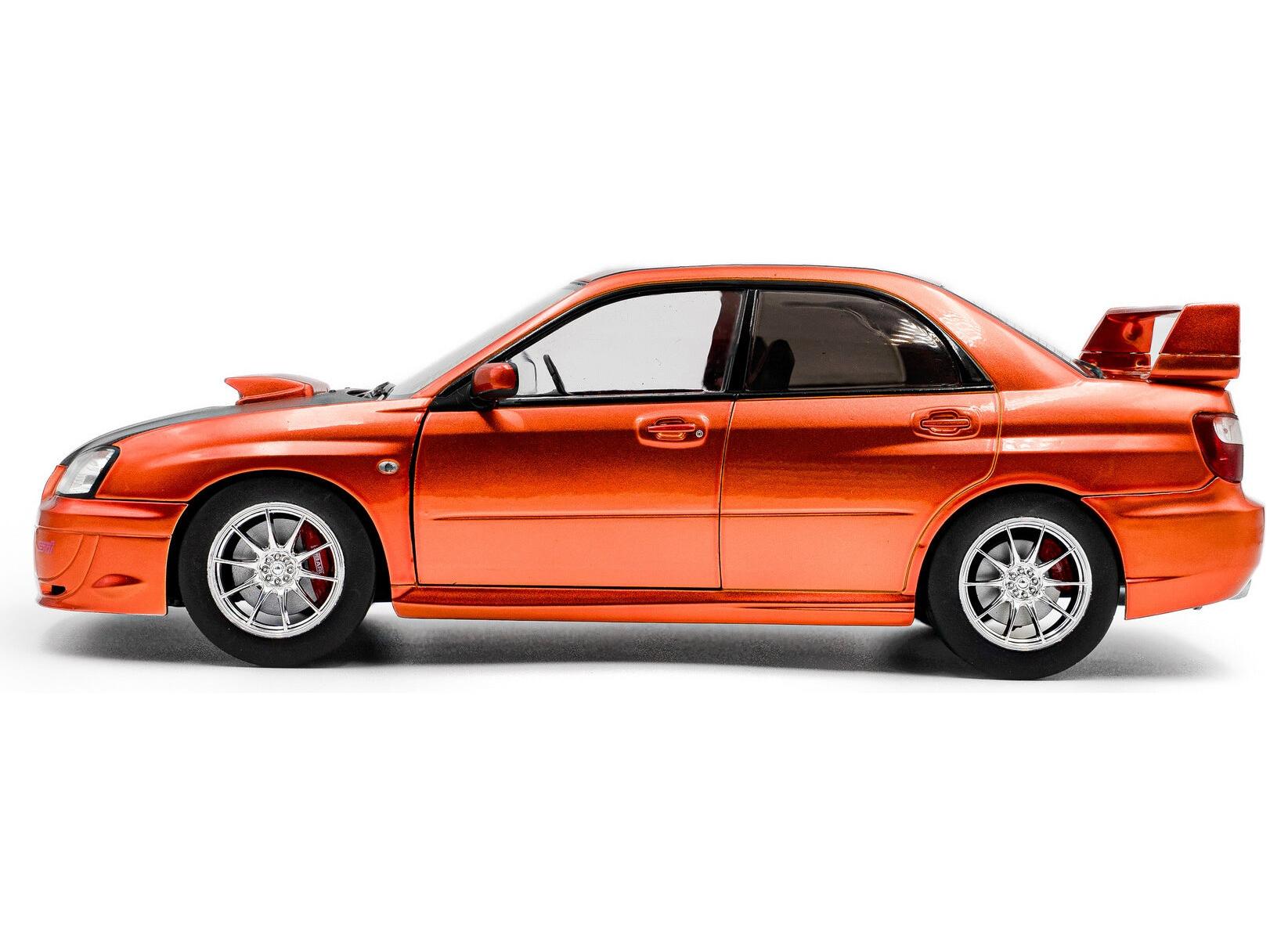 Subaru Impreza WRX STi Orange Metallic 2003 1:18 Scale Diecast Model Car – Solido-Solido-Diecast Model Centre