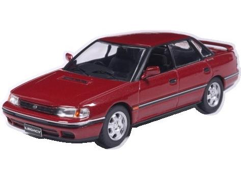 Subaru Legacy RS Dark Red 1989 1:43 Scale Diecast Car – IXO-IXO-Diecast Model Centre