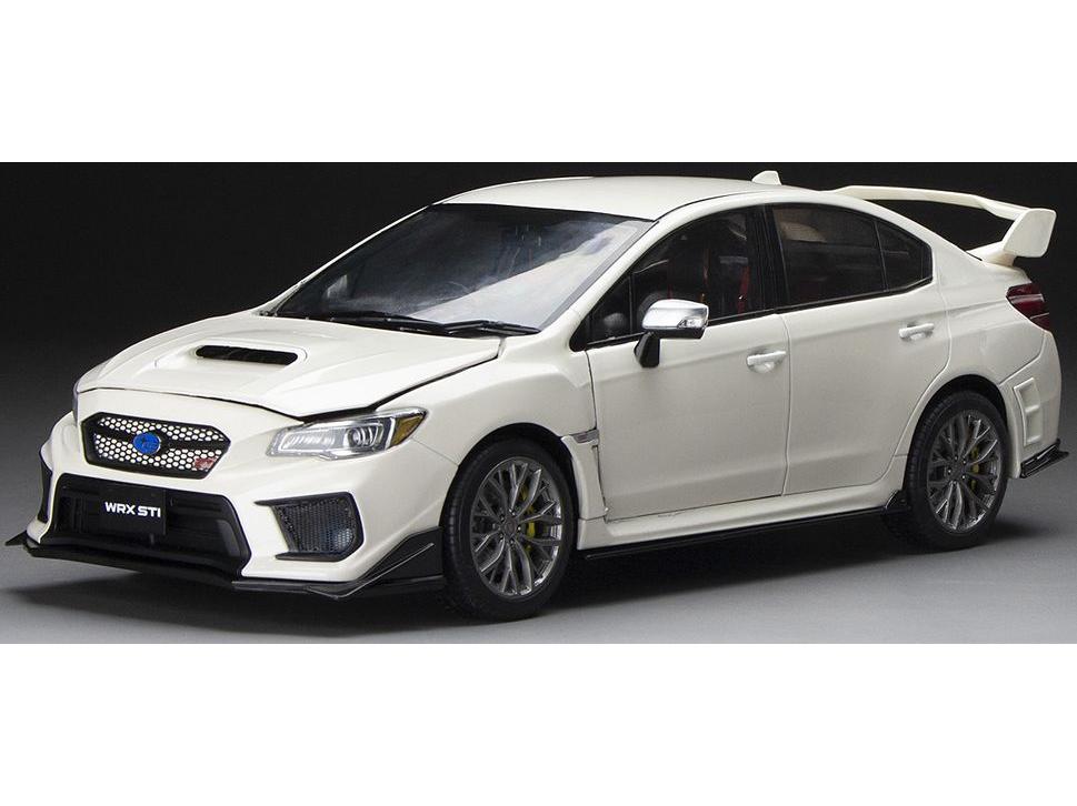 Subaru WRX STi 2018 Crystal White Pearl Customised Version 1:18 Scale Sun Star Diecast Model Car-Sun Star-Diecast Model Centre