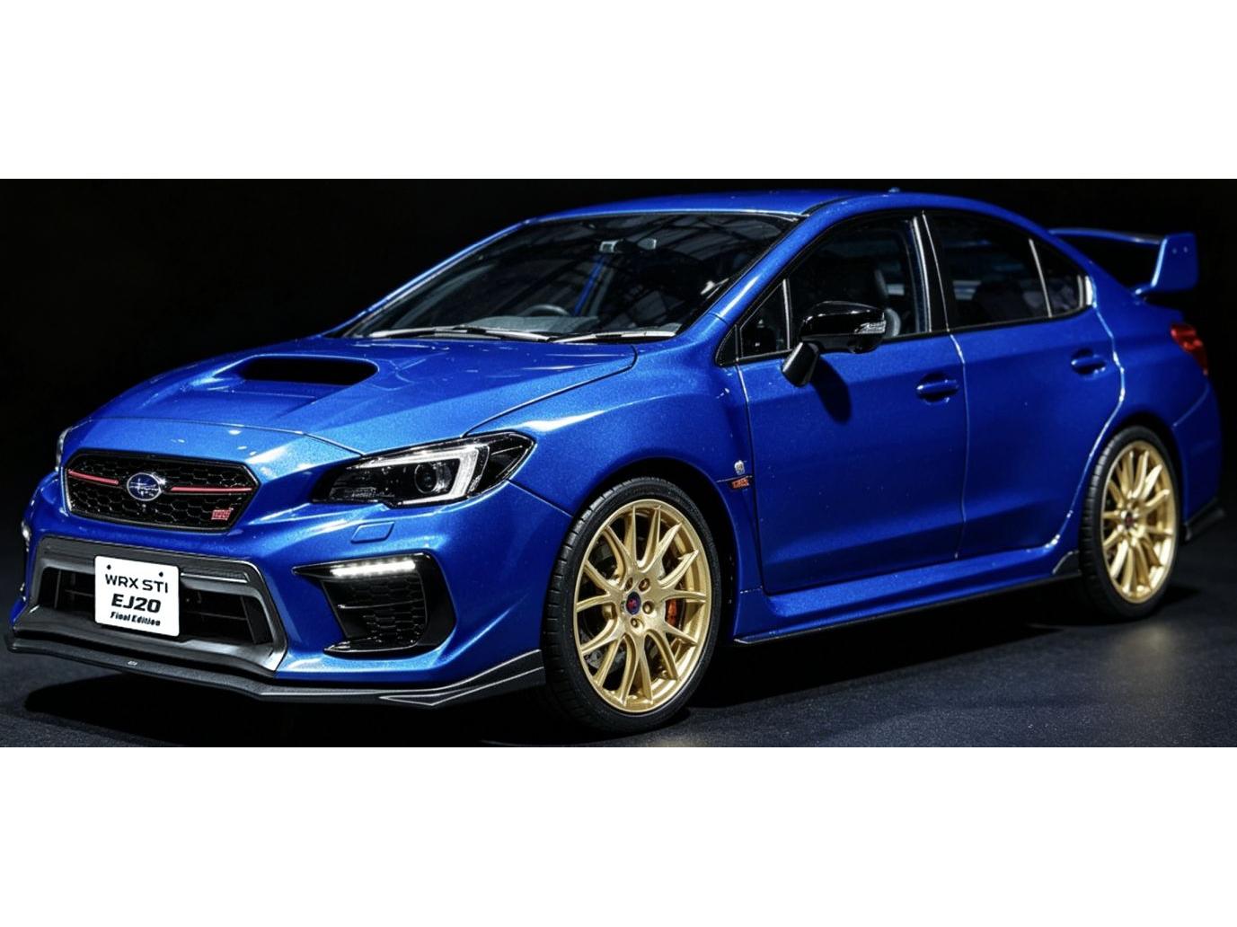 Subaru WRX STi EJ20 Final Edition WB Blue Pearl 1:18 Scale Diecast Model Car – Sun Star-Sun Star-Diecast Model Centre