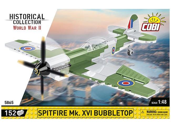 Supermarine Spitfire MK.X WWII (155 pcs) Cobi Brick Build Kit-Cobi-Diecast Model Centre