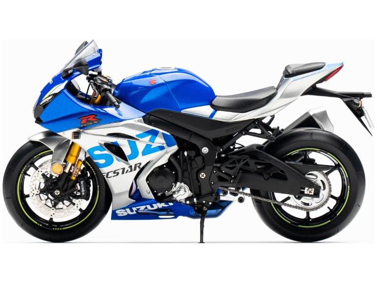 Suzuki GSX-R1000 2020 Silver 1:12 Scale LCD Diecast Model-LCD Models-Diecast Model Centre