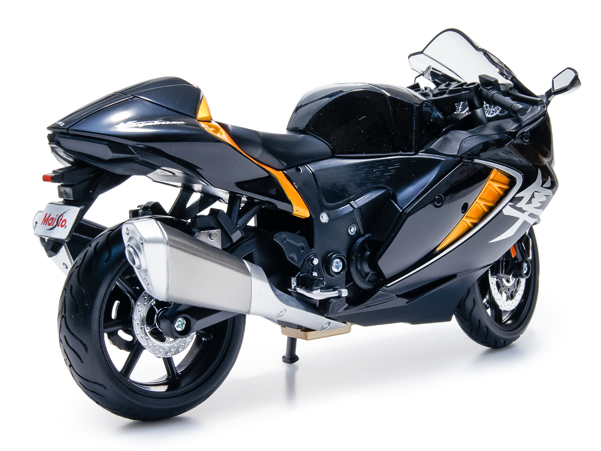 Suzuki Hayabusa 2022 black/orange 1:12 Scale Motorcycle Model