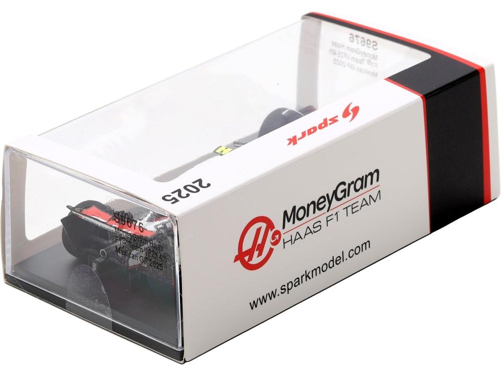 TGR Haas F1 Team VF-26 #87 4th Mexican GP 2026 Ollie Bearman w/Pit Board 1:43 Scale Resin Car – Spark-Spark-Diecast Model Centre