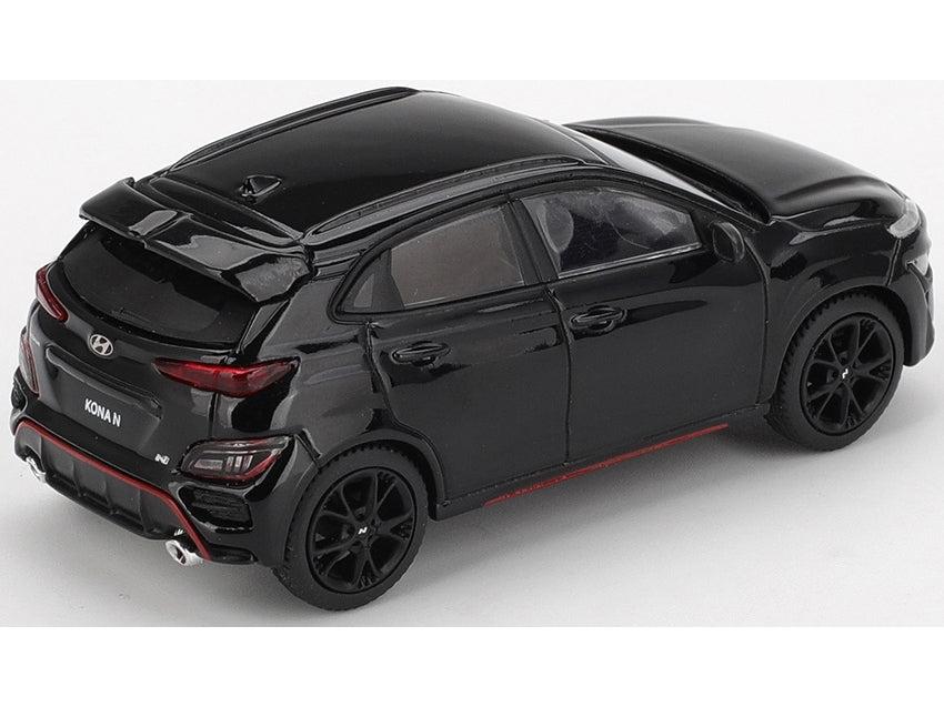 Hyundai Kona N Noir fantôme (conduite à gauche) (exclusivité Corée) Voiture miniature MINI GT moulée sous pression à l'échelle 1/64