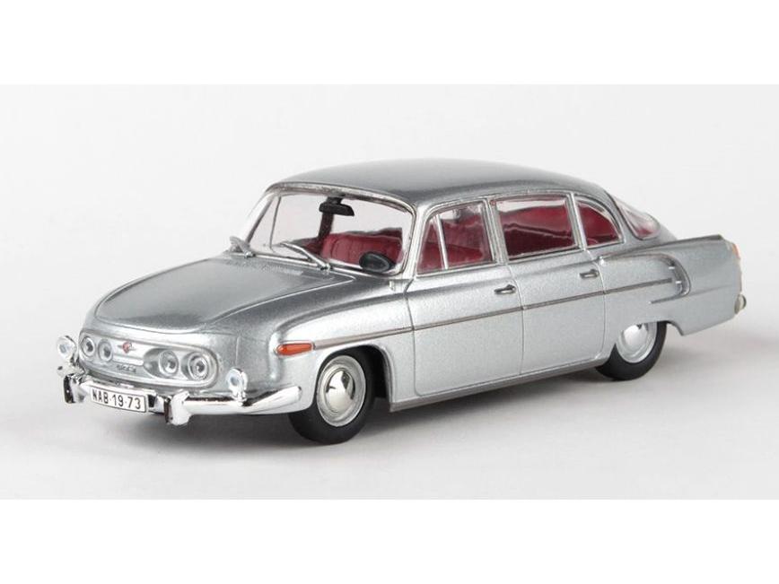 Tatra 603 1969 Silver Metallic 1:43 Scale Abrex Diecast Model Car-Abrex-Diecast Model Centre