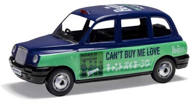 The Beatles London Taxi Can't Buy Me Love 1:36 Scale Corgi Diecast Model-Corgi-Diecast Model Centre
