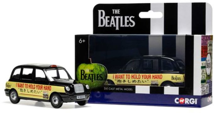 The Beatles London Taxi 'I Want To Hold Your Hand' 1:36 Scale Corgi Diecast Model-Corgi-Diecast Model Centre