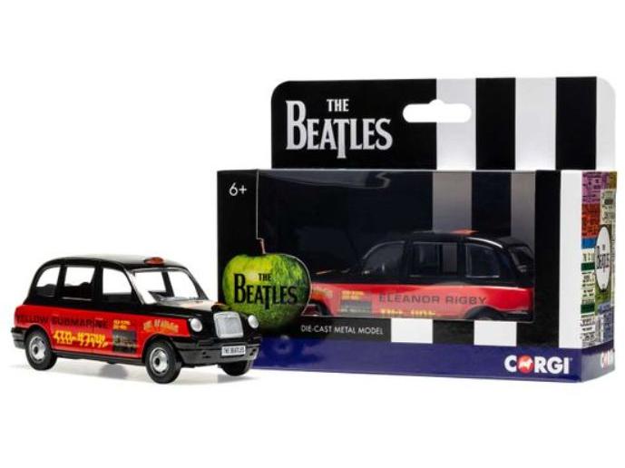 The Beatles London Taxi 'Yellow Submarine' Eleanor Rigby 1:36 Scale Corgi Diecast Model-Corgi-Diecast Model Centre