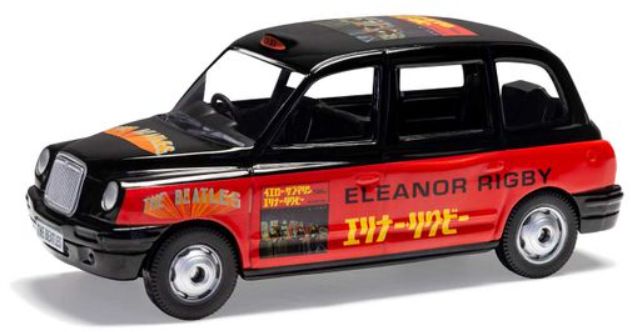The Beatles London Taxi 'Yellow Submarine' Eleanor Rigby 1:36 Scale Corgi Diecast Model-Corgi-Diecast Model Centre