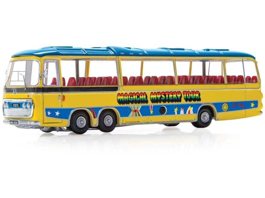 The Beatles Magical Mystery Tour Bus New Packaging 1:76 Scale Corgi Diecast Model-Corgi-Diecast Model Centre