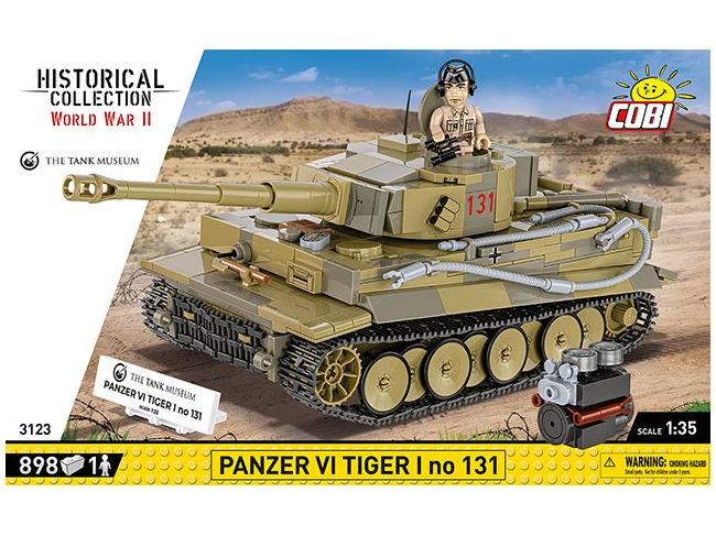 Tiger I #131 WWII (896 pcs) Cobi Brick Build Kit-Cobi-Diecast Model Centre