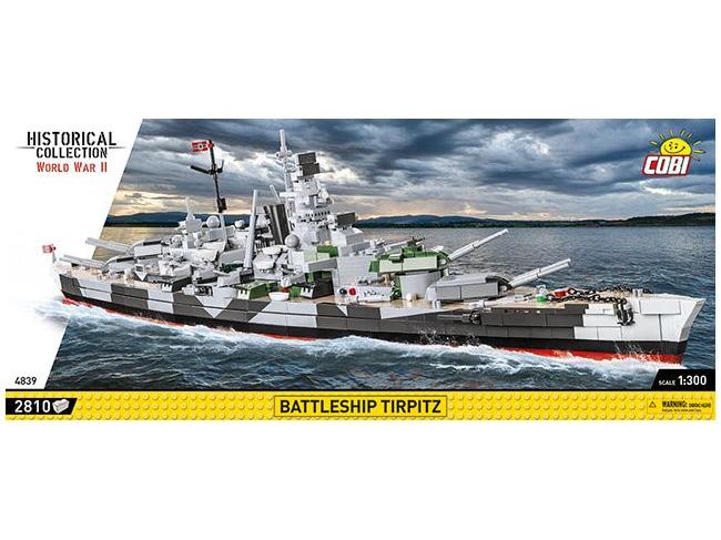 Tirpitz Battleship WWII (2880 pcs) Cobi Brick Build Kit-Cobi-Diecast Model Centre