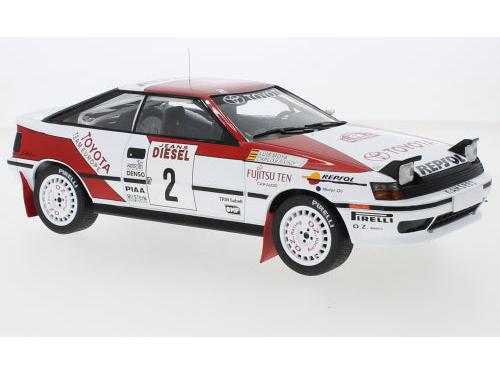 Toyota Celica GT-Four #2 C.Sainz/L.Moya ST165 Rallye San Remo 1990 1:18 Scale Diecast Model-IXO-Diecast Model Centre
