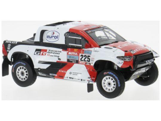 Toyota GR DKR Hilux Evo T1+ Rally Dakar 2022 #225 H.Lategan/B.Cummings 1:43 Scale IXO Diecast Model Car-IXO-Diecast Model Centre