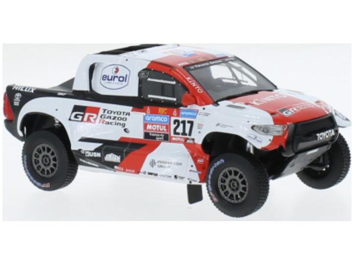 Toyota GR DKR Hilux T1 #217 Rally Dakar H.Lategan/B.Cummings 1:43 Scale IXO Diecast Model Car-IXO-Diecast Model Centre