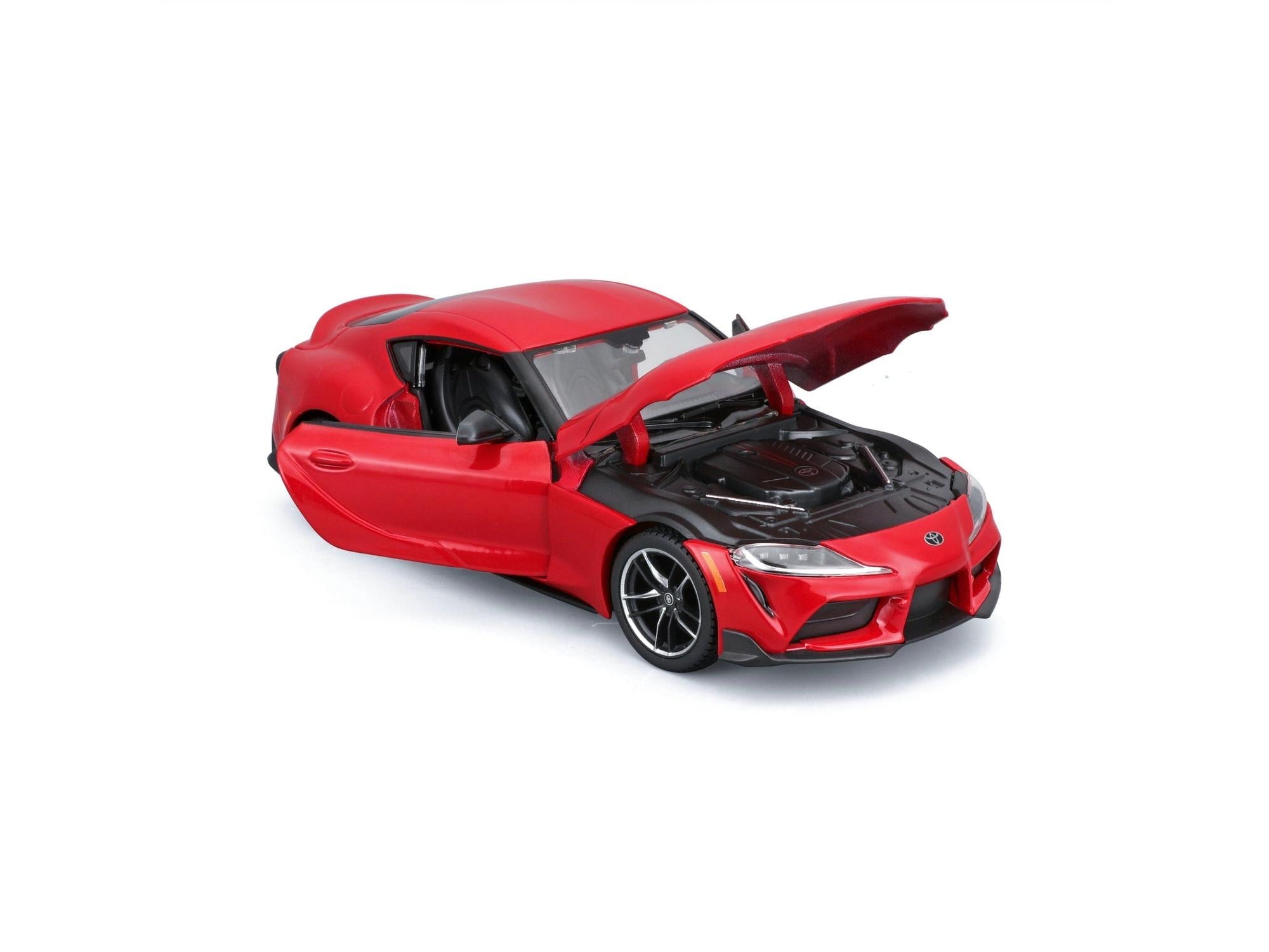 Toyota GR Supra red 1:24 Scale Model Car