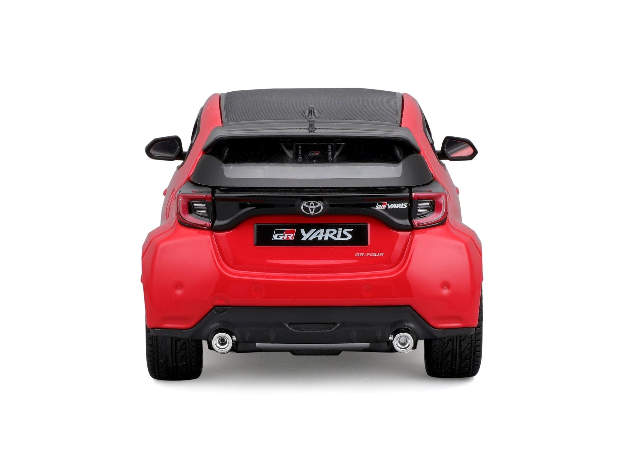 Toyota GR Yaris 2021 Red 1:24 Scale Maisto Diecast Model Car