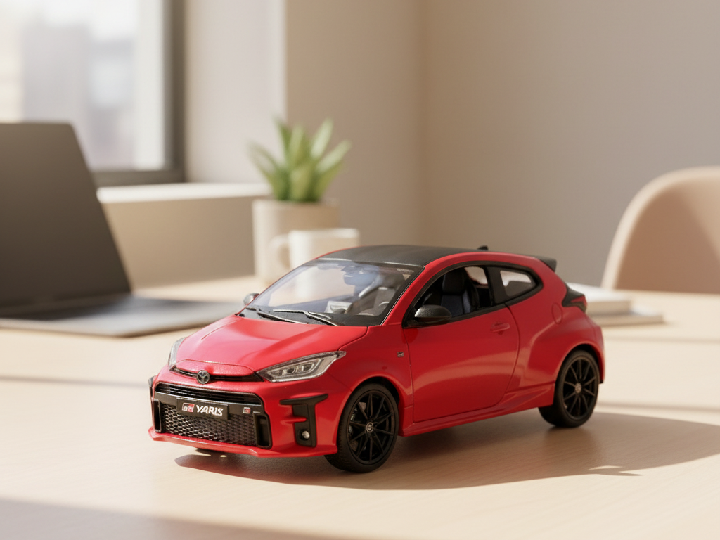 Toyota GR Yaris 2021 Red 1:24 Scale Maisto Diecast Model Car