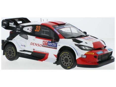 Toyota GR Yaris Rally1 Hybrid #33 E.Evans/S.Martin Rallye WM Rally Finland 2023 1:18 Scale Diecast Model-IXO-Diecast Model Centre