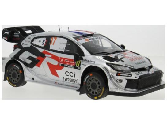 Toyota GR Yaris Rally1 Rally Portugal 2025 #17 S.Ogier/V.Landais 1:18 Scale IXO Diecast Model Car-IXO-Diecast Model Centre
