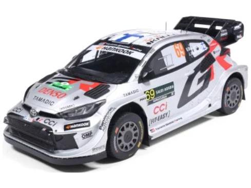 Toyota GR Yaris Rally1 Rally Saudi Arabia 2025 #69 K.Rovanpera/J.Halttunen 1:18 Scale IXO Diecast Model Car-IXO-Diecast Model Centre