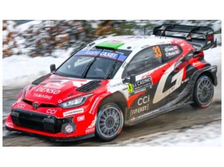 Toyota GR Yaris Rally1 Rallye Monte Carlo 2026 #33 E.Evans/S.Martin 1:18 Scale IXO Diecast Model Car-IXO-Diecast Model Centre
