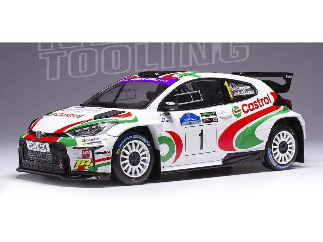 Toyota GR Yaris Rally2 #1 Ingram/Voyonic Grampian Forest Rally 2024 1:18 Scale IXO Diecast Model-IXO-Diecast Model Centre