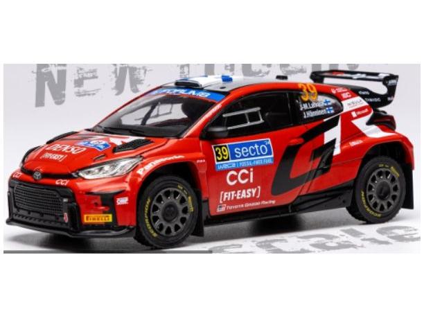 Toyota GR Yaris Rally2 Rally WM Rally Finland 2024 #39 Latvala/Hanninen 1:43 Scale IXO Diecast Model Car-IXO-Diecast Model Centre