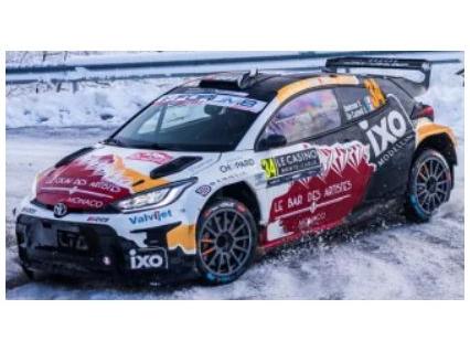 Toyota GR Yaris Rally2 Rallye Monte Carlo 2026 #34 E.Delecour/S.De Castelli 1:43 Scale IXO Diecast Model Car-IXO-Diecast Model Centre